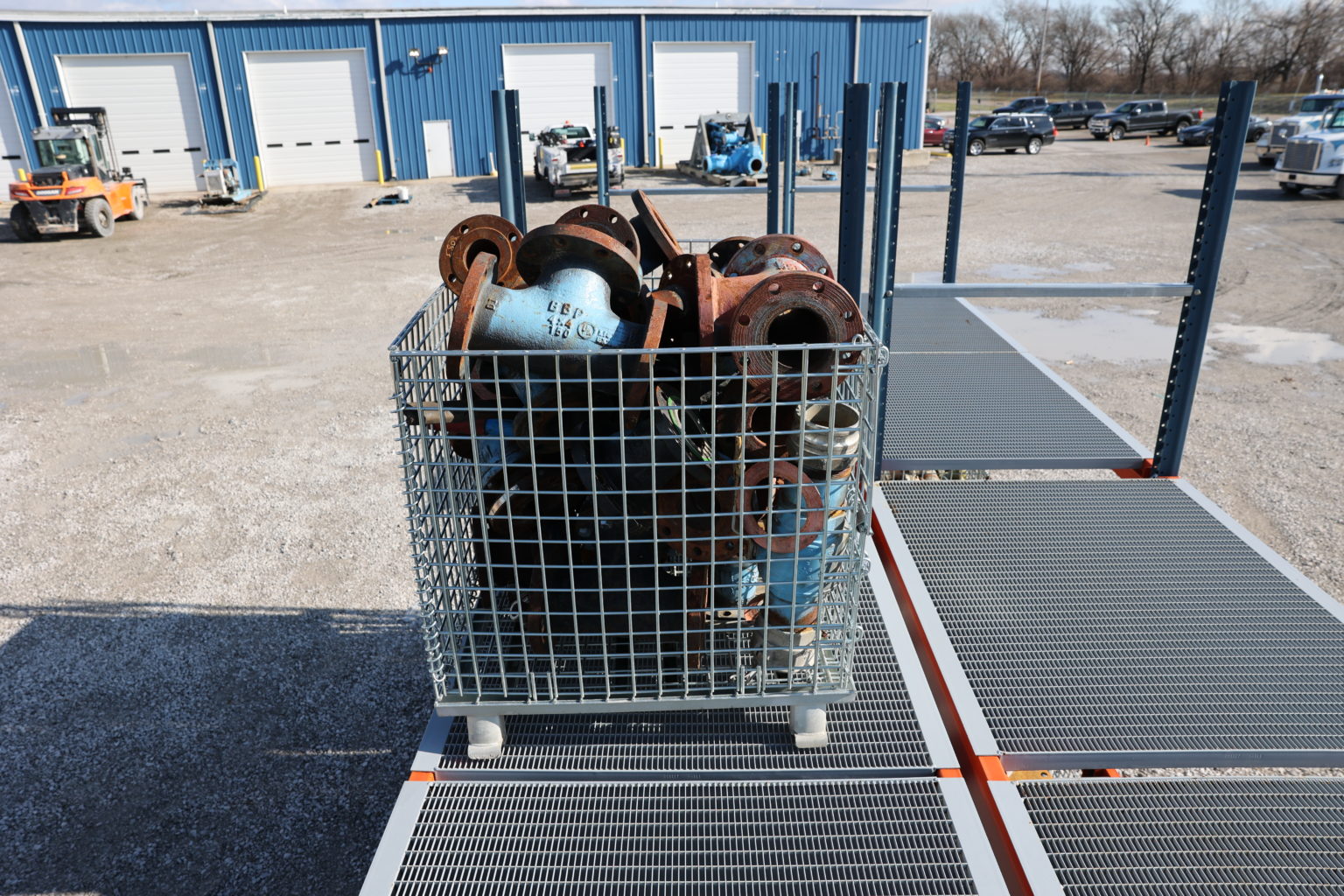 Bar Grate Pallet Rack Decking for Safe Wire Container Storage