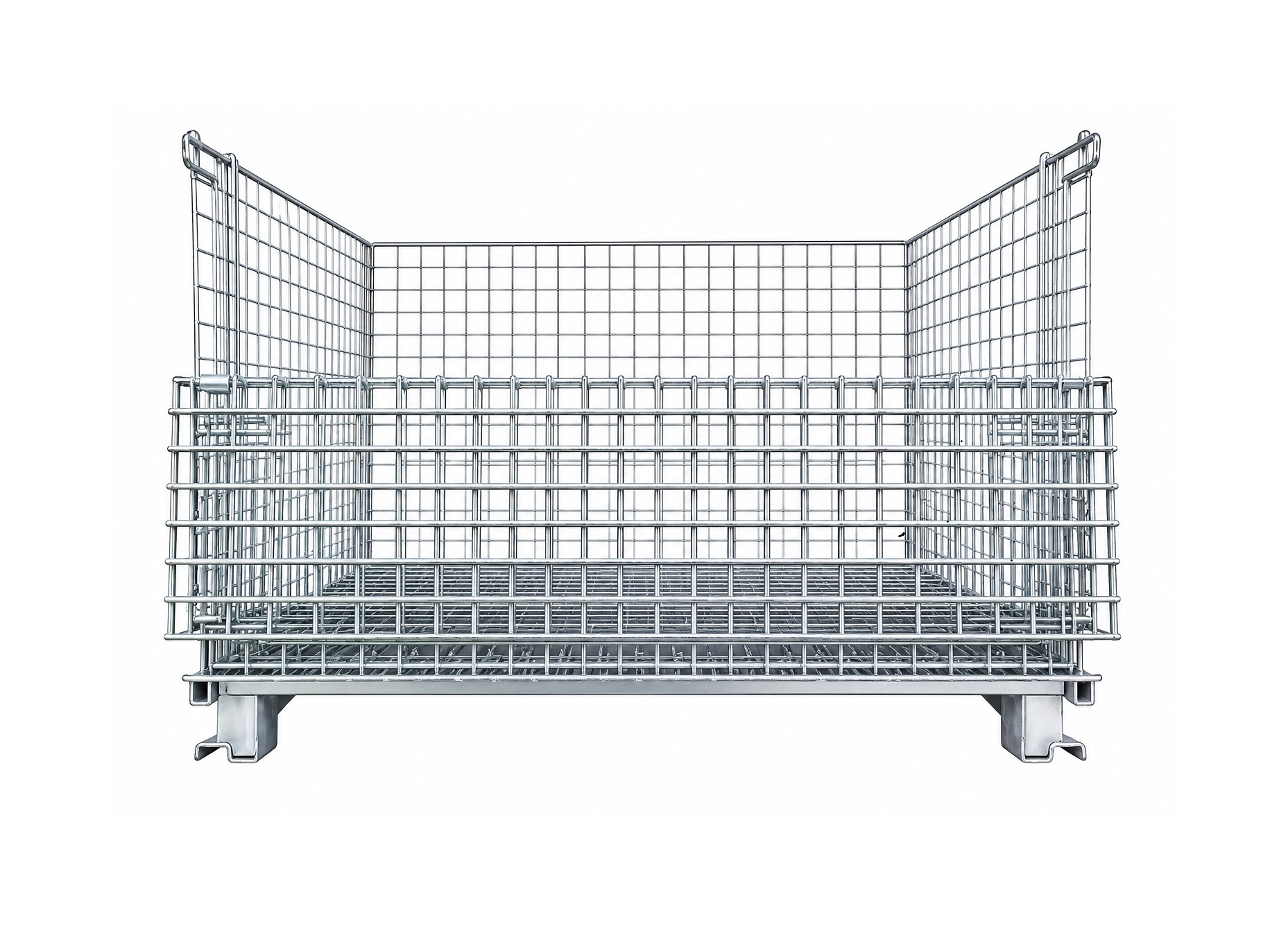 Wire Container with Half Drop Gate Wire Container with Half Drop Gate
