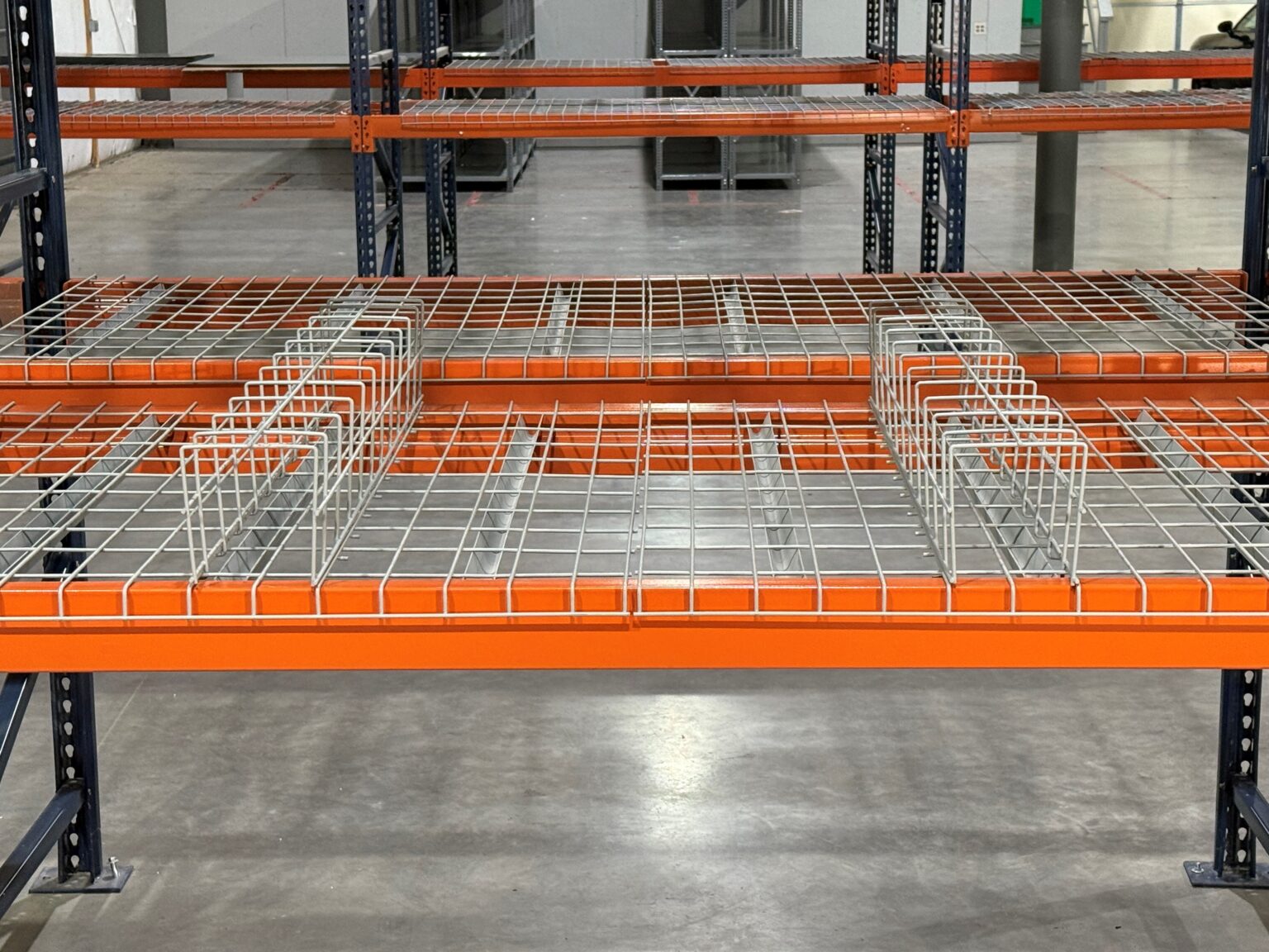 Pallet Rack Flue Space Dividers - Warehouse Racking Shelf Dividers