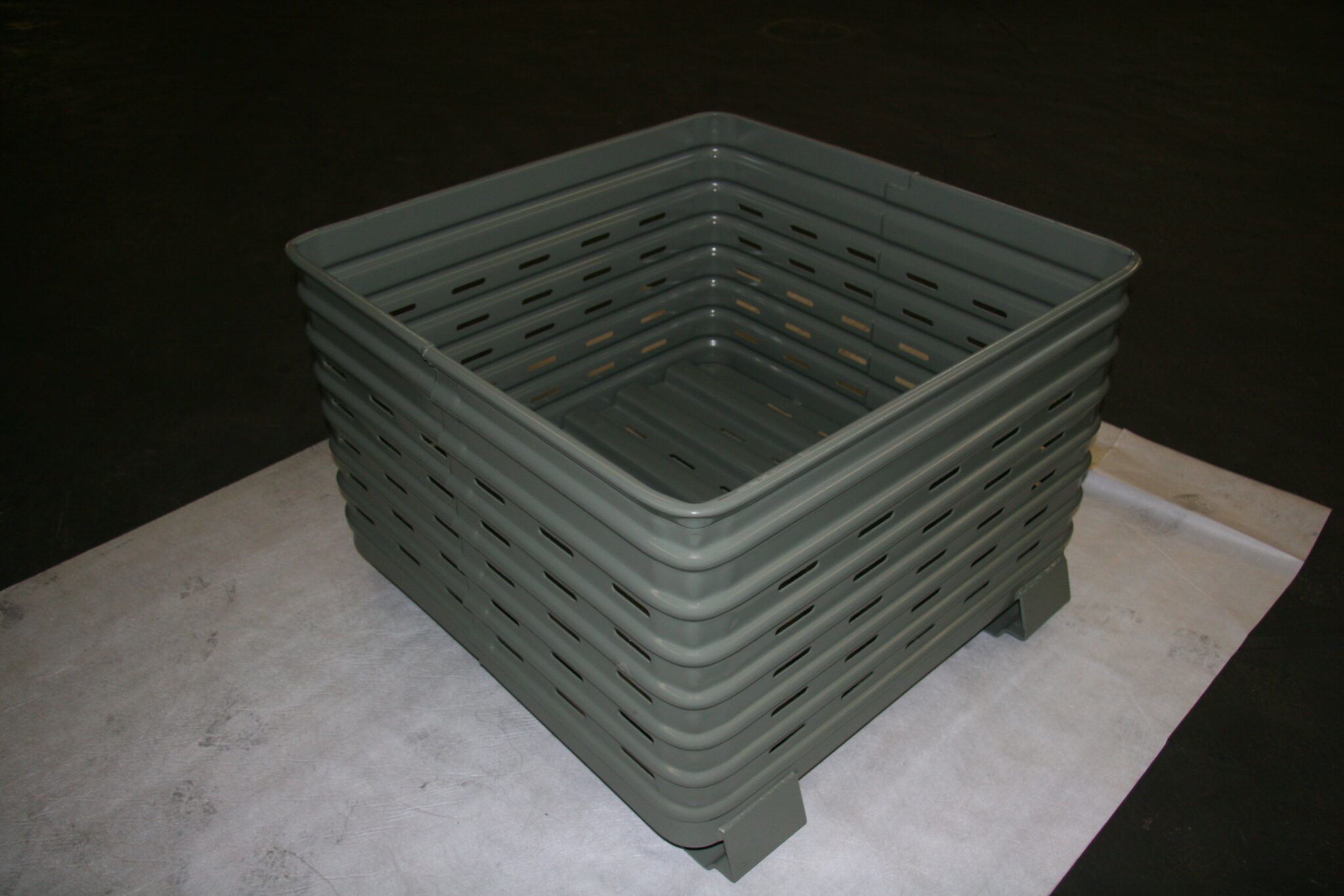 Heavy Duty Corrugated Metal Box Steel Foundry Box