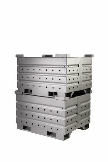 The Brute Steel Foundry Containers Stacked