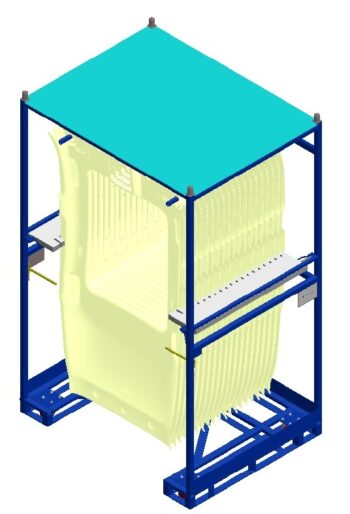 Automotive Headliner Rack Drawing