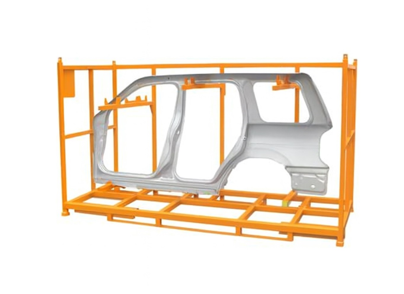 Automotive Returnable Shipping Racks Metal Stamping Side Panel Rack Automotive Returnable Shipping Racks Metal Stamping Side Panel Rack