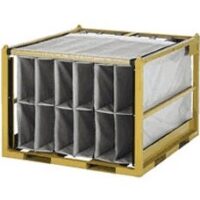 Bag Racks with Vinyl Dividers for Injection Molded Parts
