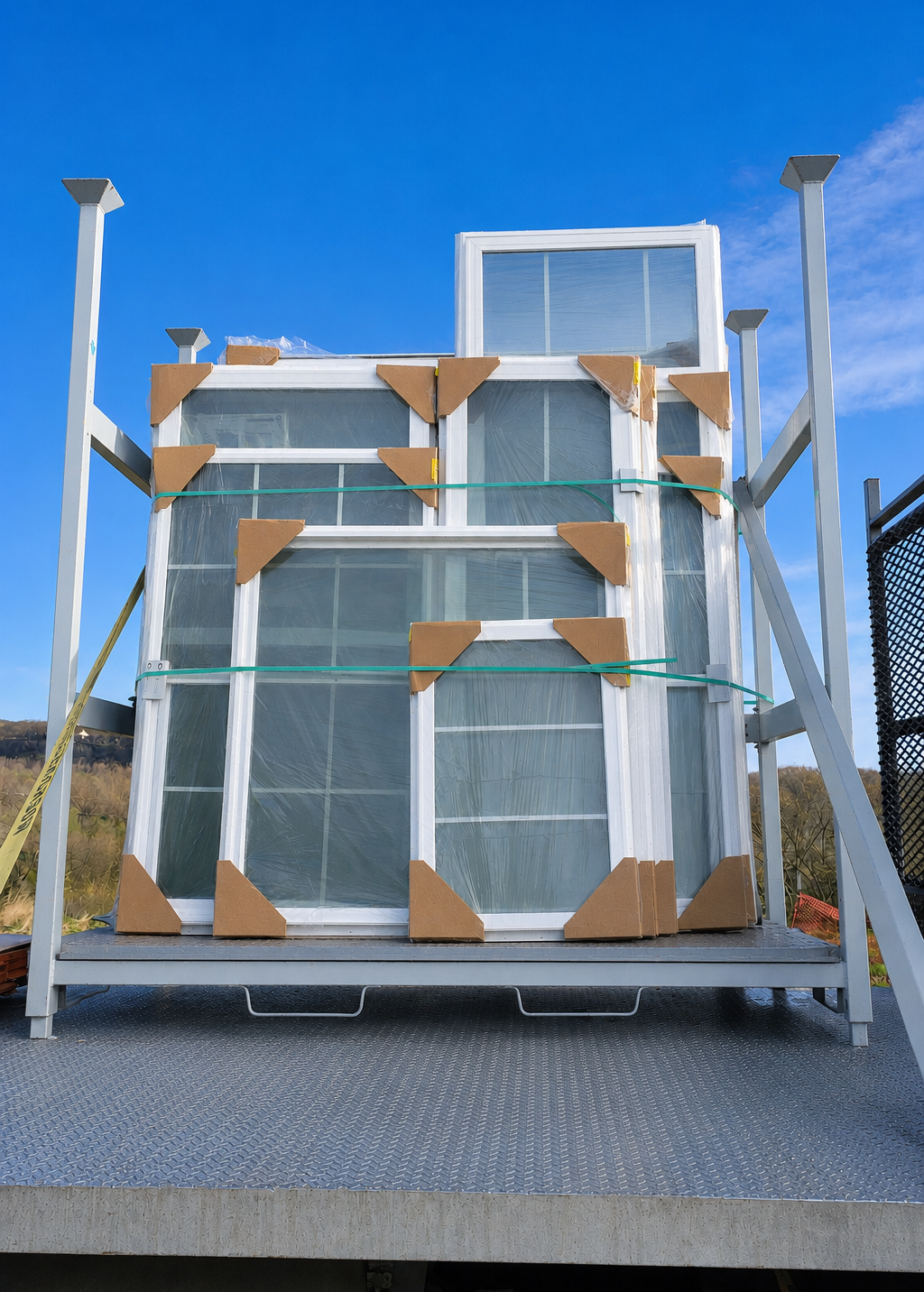 Stackable Window, Door & Millwork Transport Stack Racks