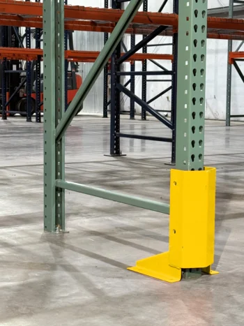 Mecalux Column Protector On Interlake Upright 2
