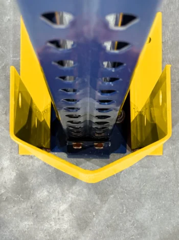 Mecalux Pallet Rack Column Protectors for Enlarged Footplates