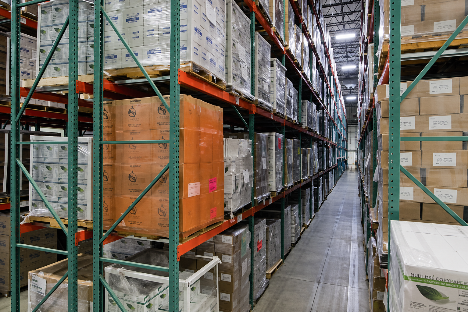 Interlake Teardrop Pallet Racking Pic Interlake Teardrop Pallet Racking Pic