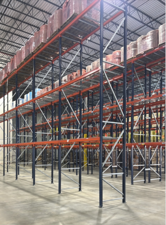 Mecalux Pallet Racking - Bolted Upright Shelving