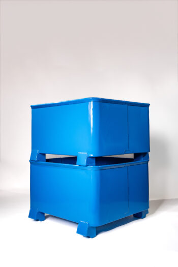 B-3 Smooth Sided Round Corner Steel Containers B-3 Smooth Sided Round Corner Steel Containers