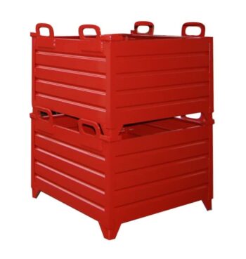Corrugated Steel Containers with Fork Lifting Lugs Pic