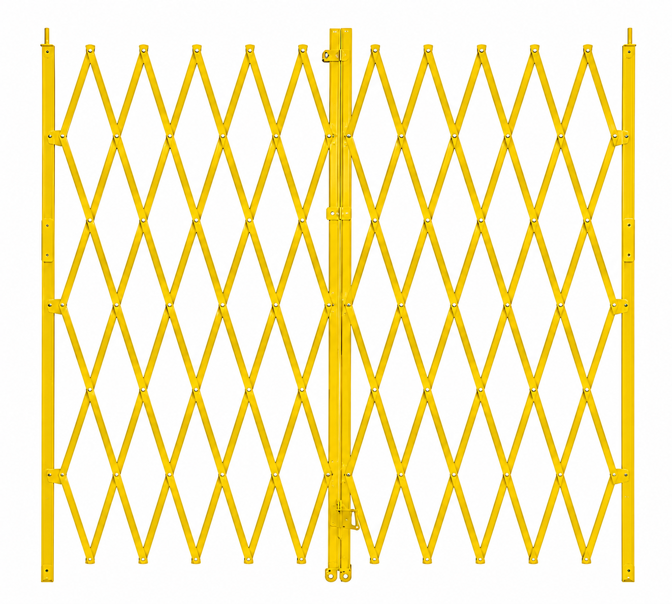 Double Folding Gate Safety Yellow Double Folding Gate Safety Yellow