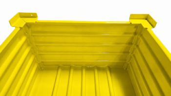 Corrugated Steel Bulk Container Inside View