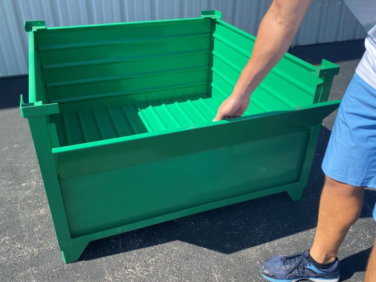 Benefits of Corrugated Steel Bulk Containers Warehouse Rack and Shelf