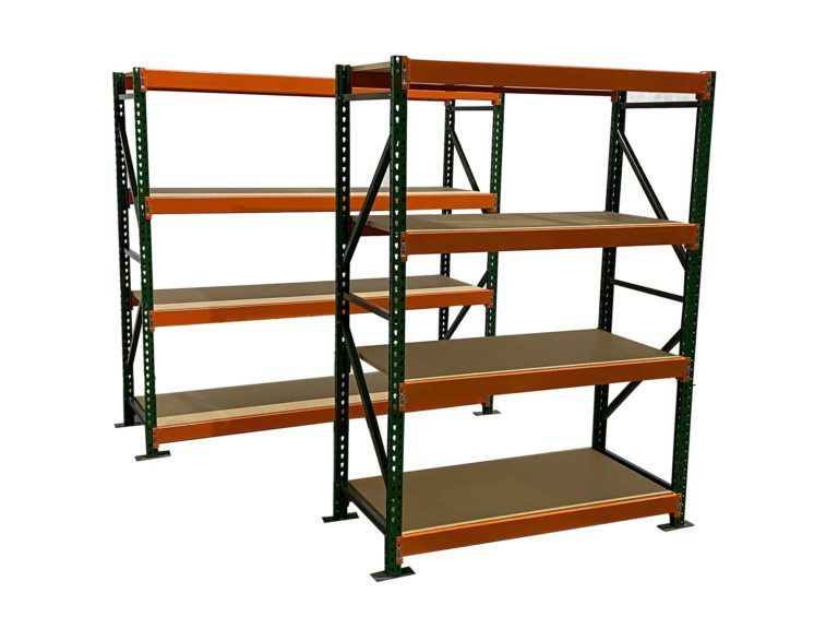 Teardrop Wide Span Particle Board Storage Racks