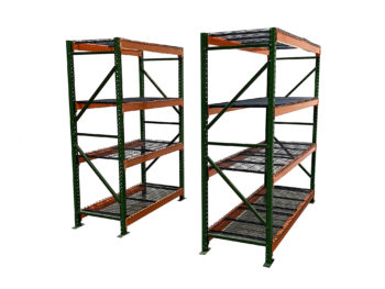 Two Rows of Wide Span Shelving Angle 2