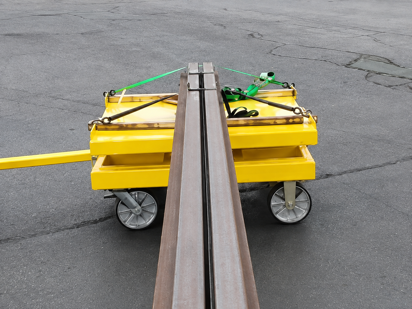 Split Cart Combo | Pipe Cart | Combination Rotate Platform Cart and Rear Platform Carts