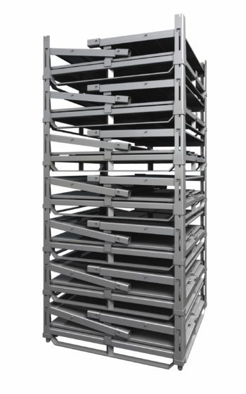 Collapsible Steel Container Model KD2GS-05 ZINC 7 STACK