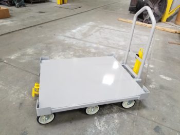 Tuggable Cart with Tow Bar and Hitch