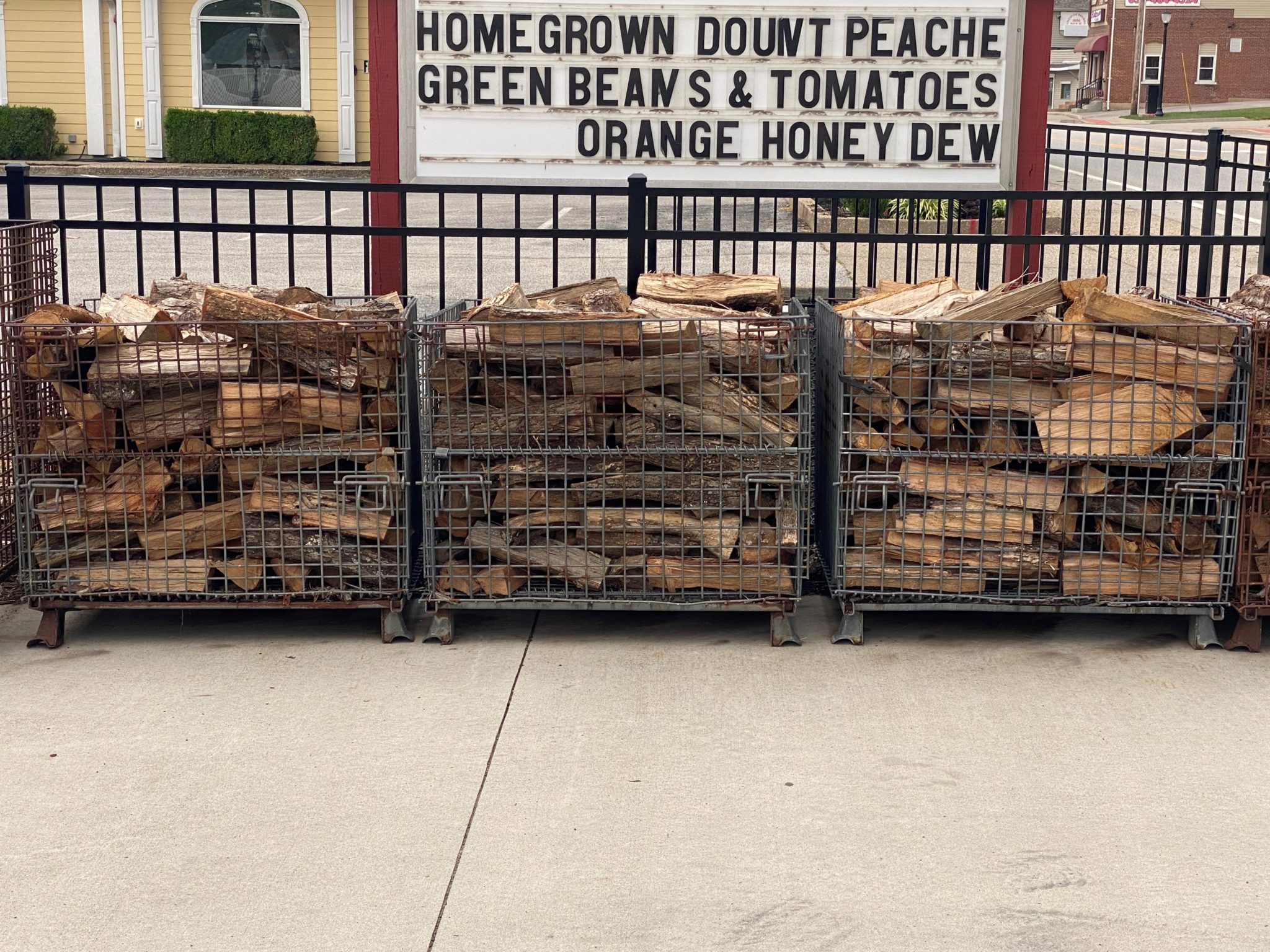 Large Wire Firewood Storage Baskets Firewood Containers