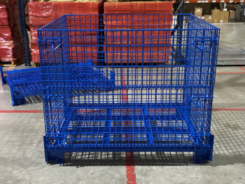 North American Made Heavy Duty Collapsible Wire Containers