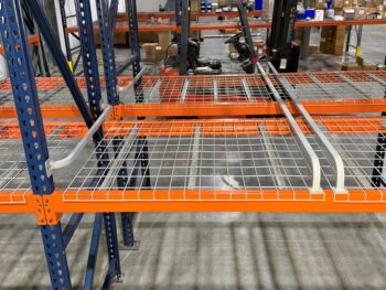 Double Deep Pallet Rack Lane Dividers