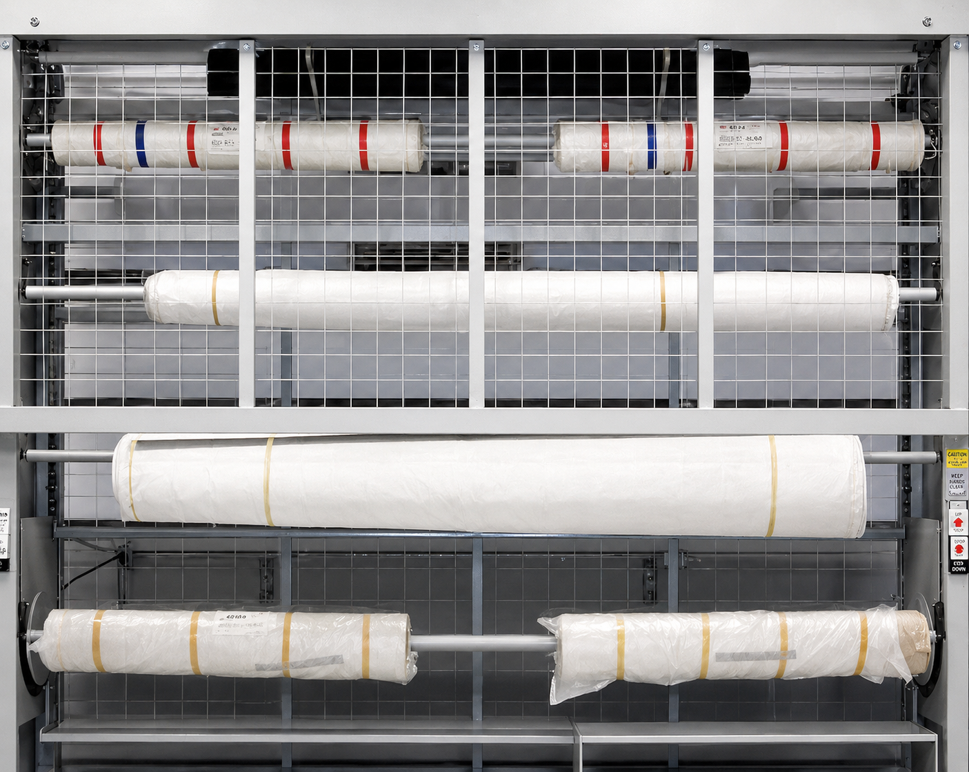 Vertical Carousel For Textile Rolls | Textile Roll Carousels
