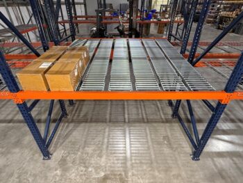 Span Track Carton Flow Tracks in Pallet Rack
