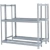 RiveTier Metal Boltless Garage Tire Storage Racks