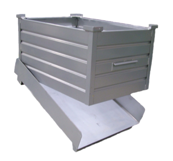 Drop Bottom Corrugated Steel Containers