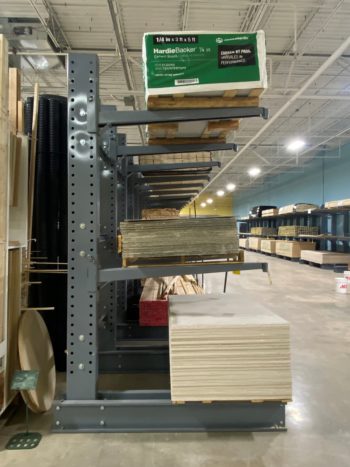 MECO Roll Formed Single Sided Cantilever Racks