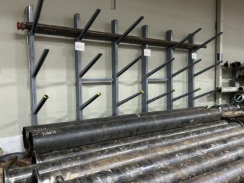 Cantilever Pipe Rack with Inclined Arms