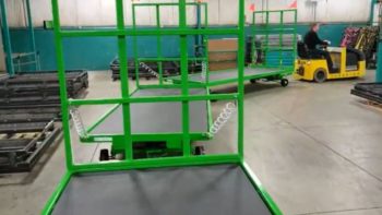 Quad Steer Tow Carts Promote Fork Truck Free Work Environment