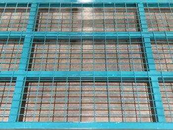 48x120 Stack Rack Wire Mesh Decking Teal