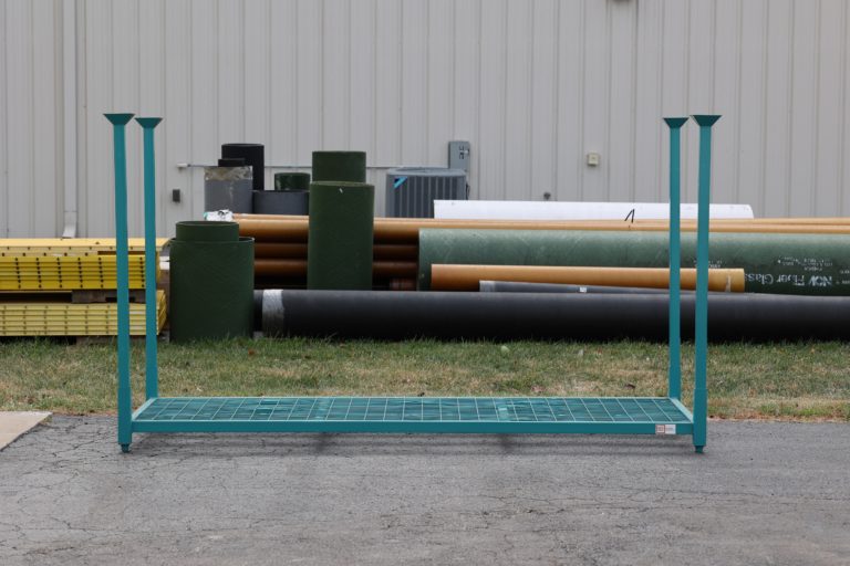 48" d. x 120" w. x 69" h. Portable Stack Racks Warehouse Rack and Shelf