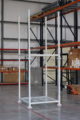 48" d. x 48" w. x 69" h. Portable Stack Racks