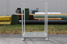48" d. x 48" w. x 69" h. Portable Stack Racks