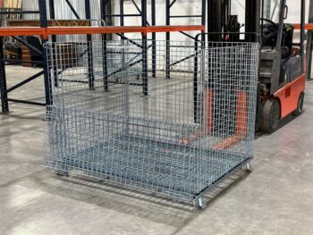 48x60x48 Custom Wide Collapsible Wire Container 48x60x48 Custom Wide Collapsible Wire Container