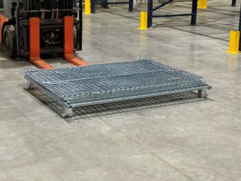 48x60x48 Custom Wire Container Collapsed Knocked Down 48x60x48 Custom Wire Container Collapsed Knocked Down