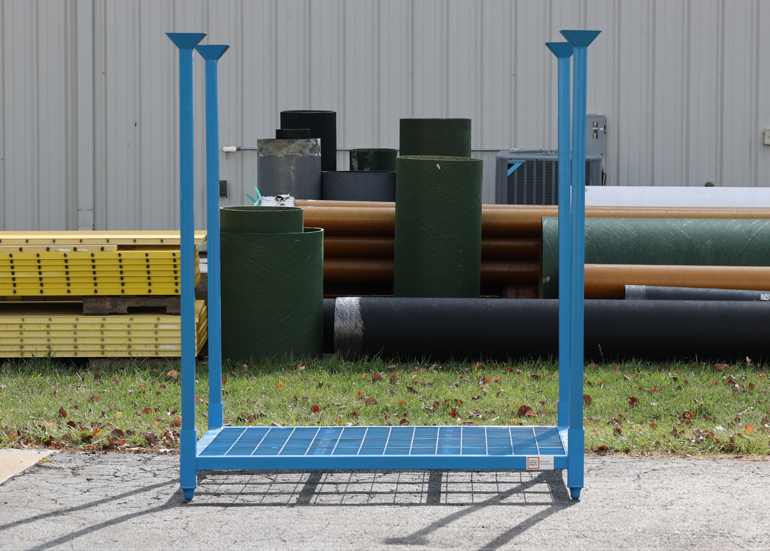 48″ d. x 60″ w. x 69″ h. Movable Warehouse Racking