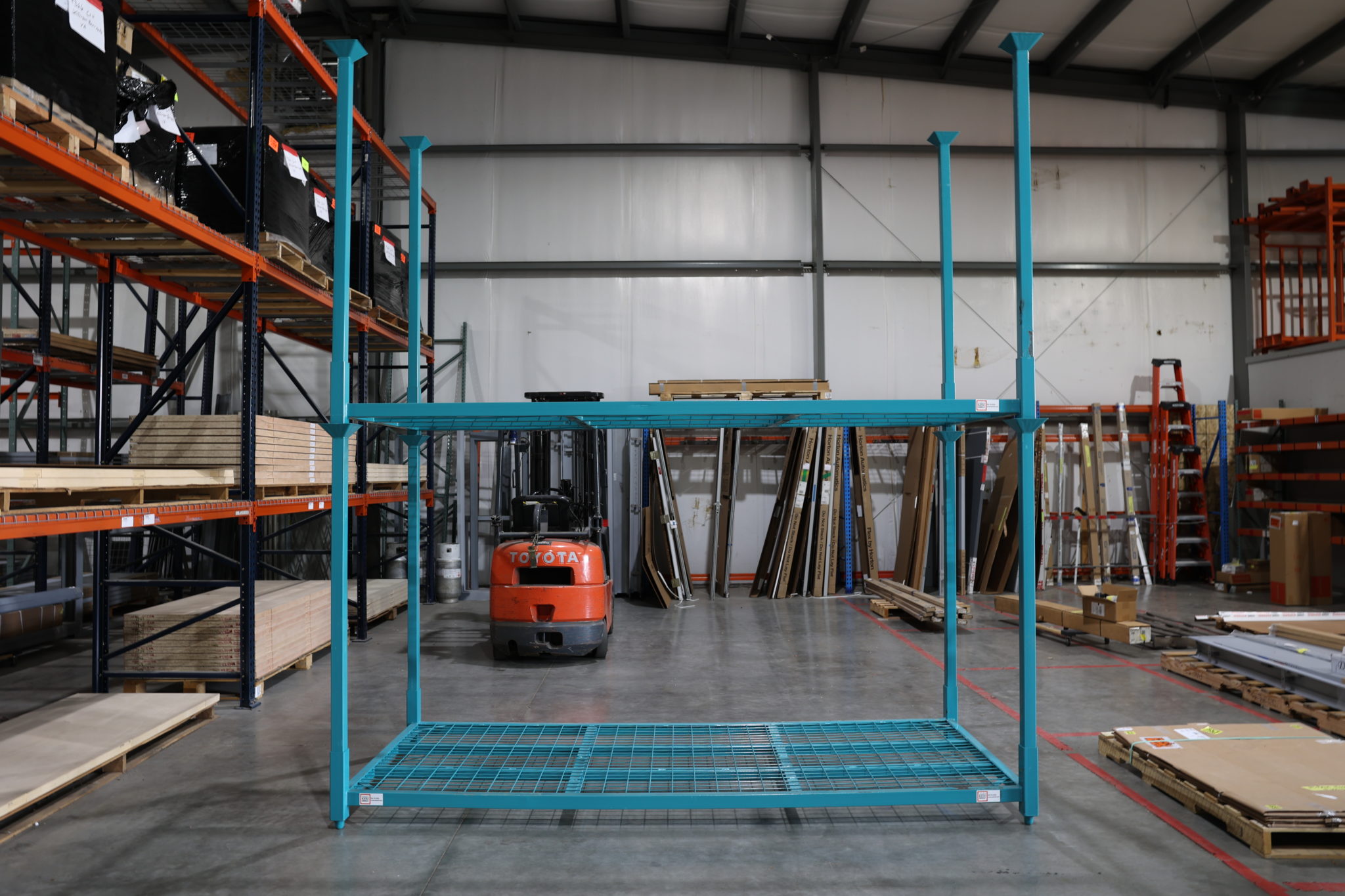 48x120x69 Portable Stack Racks | Warehouse Storage