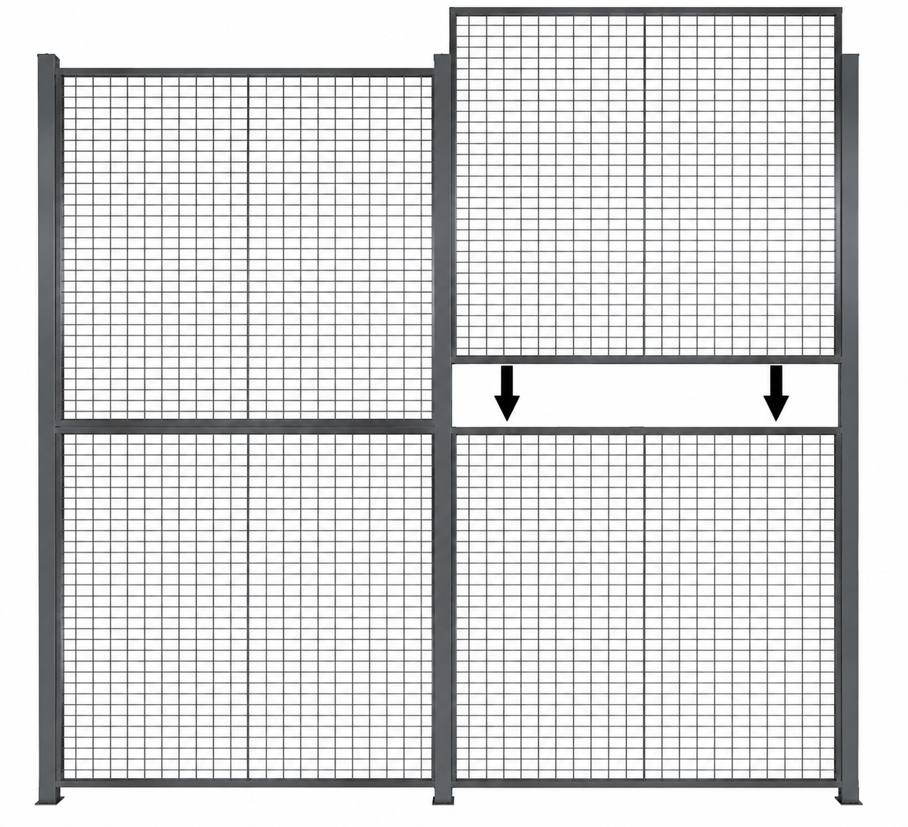Stackable Wire Mesh Panels Stackable Wire Mesh Panels