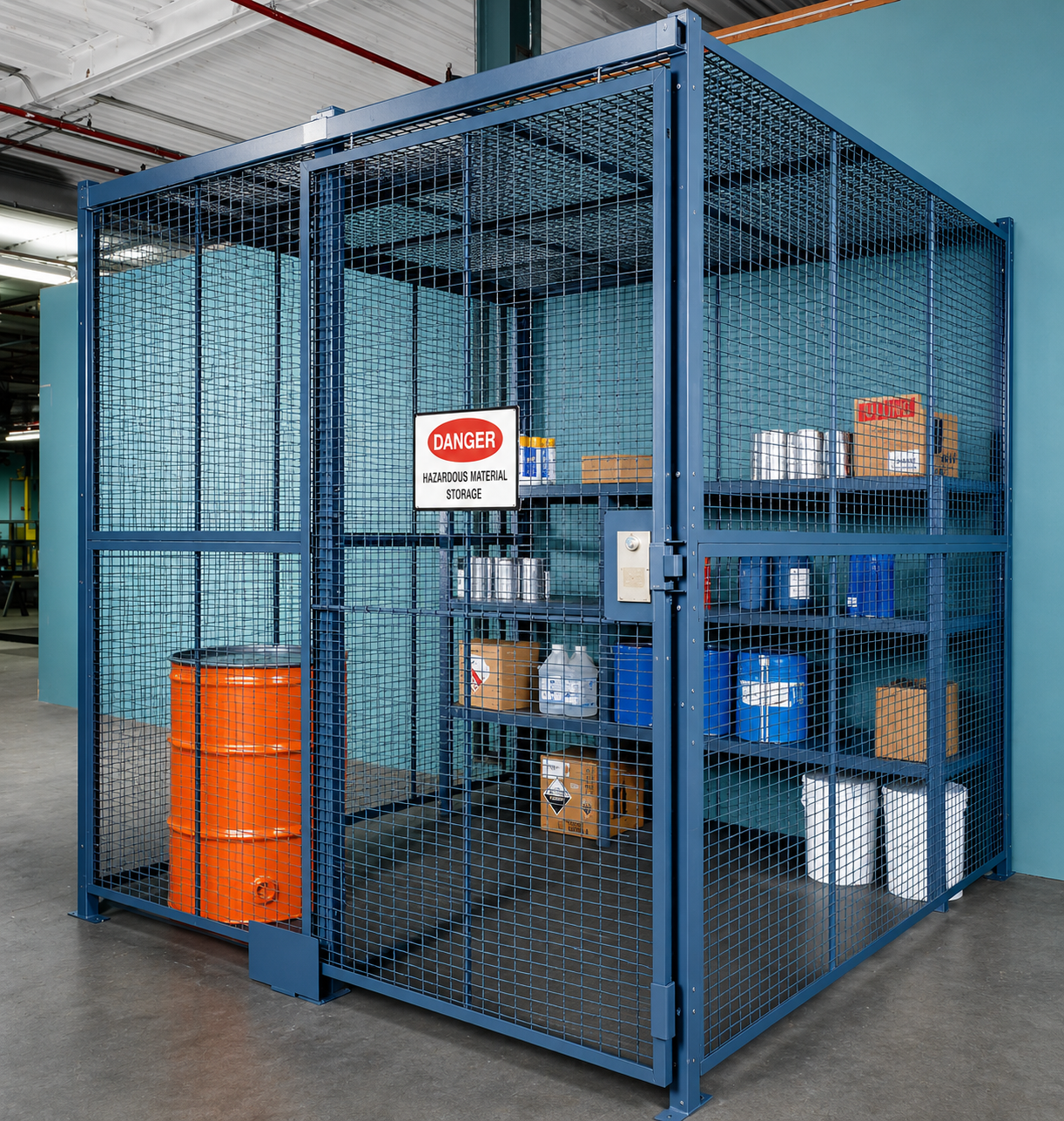 Wire Mesh Partition Tool Cribs Wire Mesh Partition Tool Cribs