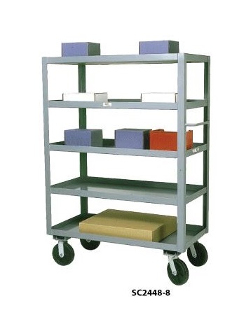 5 Shelf Steel Service Cart SC2448-8 SC2460-8