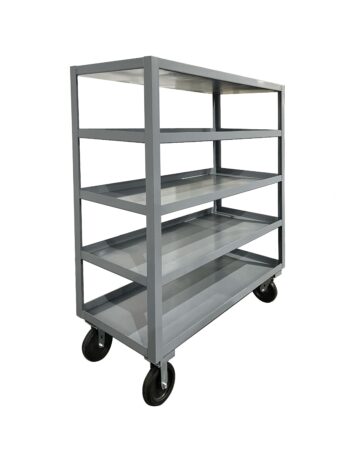 5-Shelf Steel Service Carts