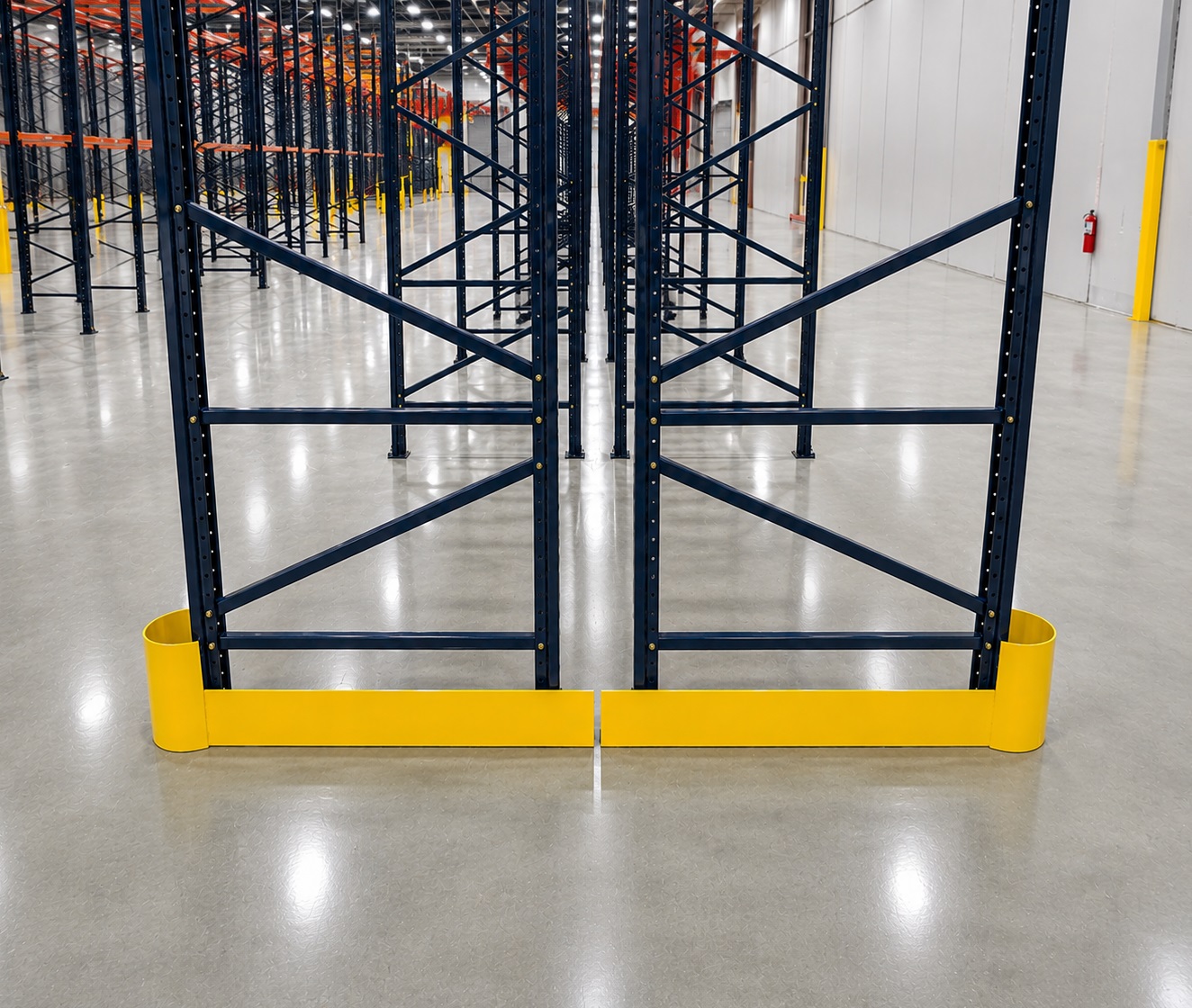 End of Row Pallet Rack Protectors End of Row Pallet Rack Protectors
