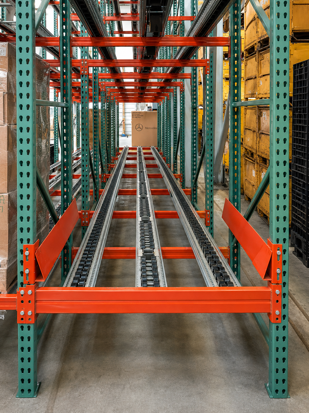 Pallet Flow Rack Empty Flow Lane Pallet Flow Rack Empty Flow Lane