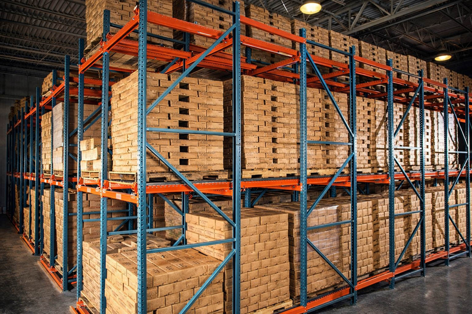 Pallet Flow Rack Side View Pallet Flow Rack Side View