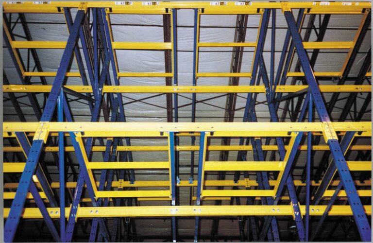 UNARCO Pushback Pallet Rack