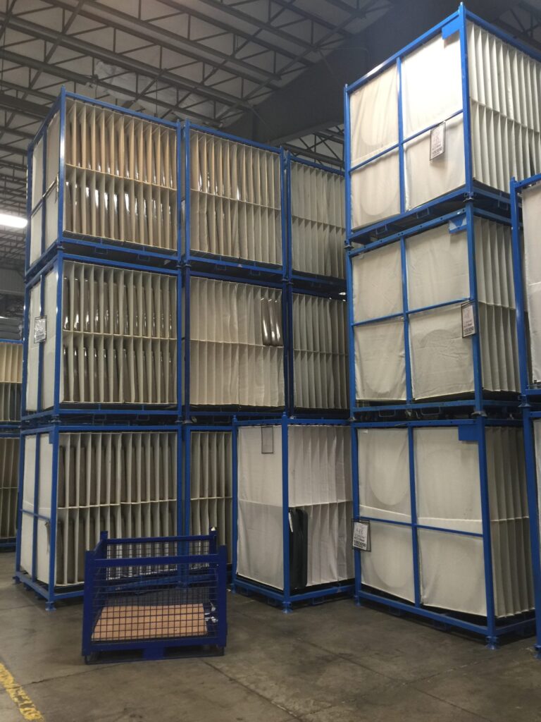 Returnable Shipping Rack | Textile Bag Packaging Rack